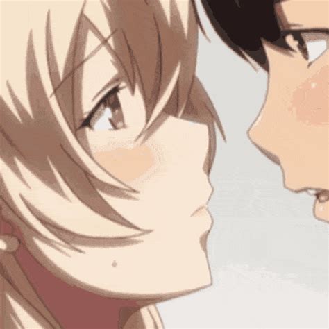 kiss gif anime|Anime Girls Kissing gifs